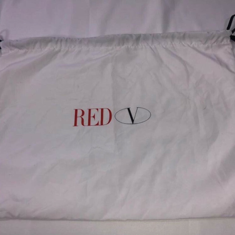 Red Valentino Dust Bag Storage Cover White 11" X 15.5"